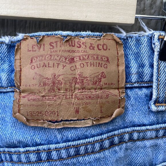 Vtg Levis 13525-0291 Jeans Women's 11 S USA Grunge 80s 90s Retro Biker Punk Mom - Picture 5 of 8